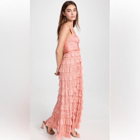 Ulla Johnson Camille Gown in Tuberose Pink size 6 - Picture 3 of 16